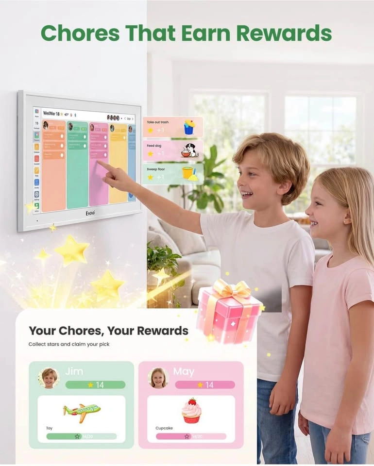 15.6” Smart Digital Family Calendar & Photo Frame – 64GB - photo 4