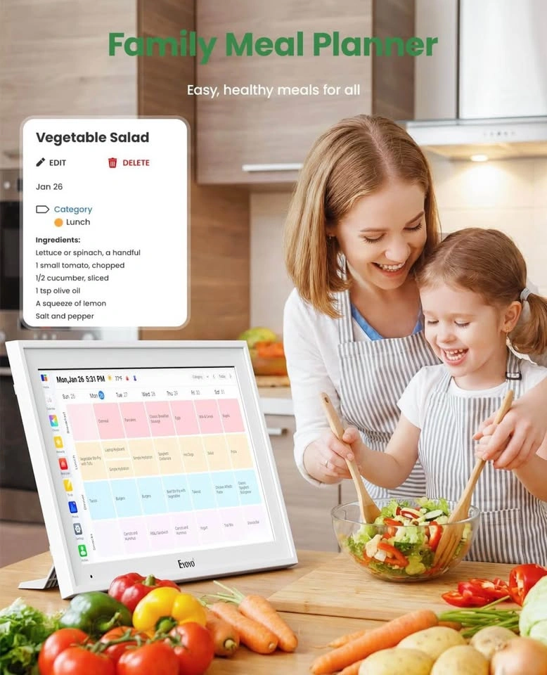 15.6” Smart Digital Family Calendar & Photo Frame – 64GB - photo 5