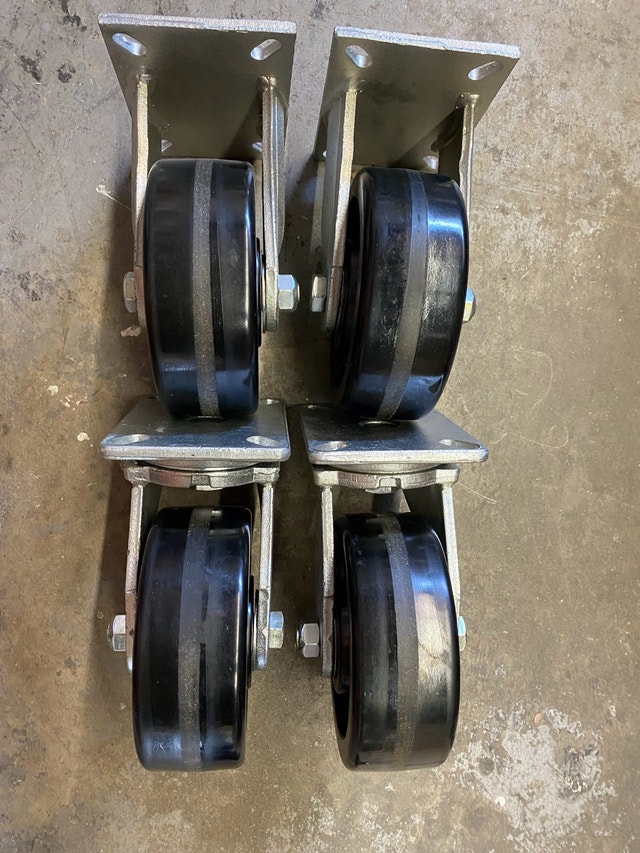 8” x 3” Caster Set - photo 2