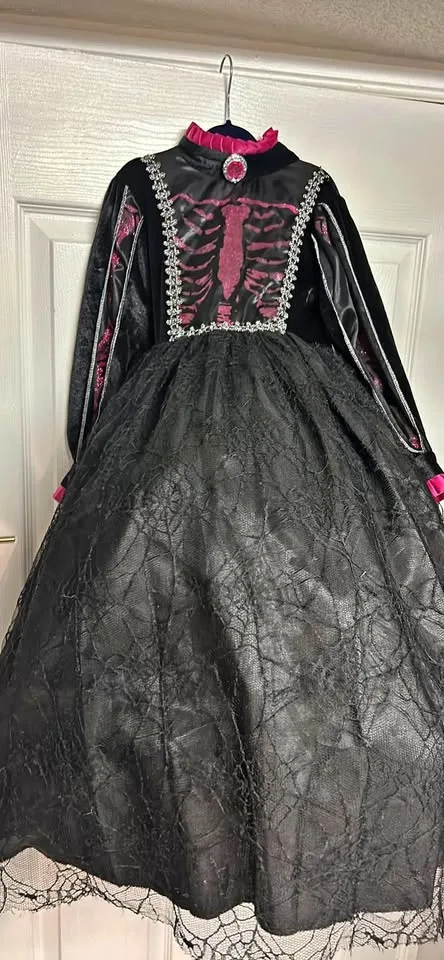 Skeleton bride costume size 4 thumbnail
