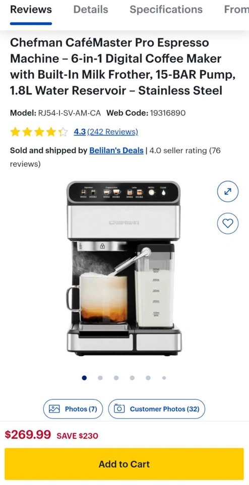 Espresso machine automatic - photo 3