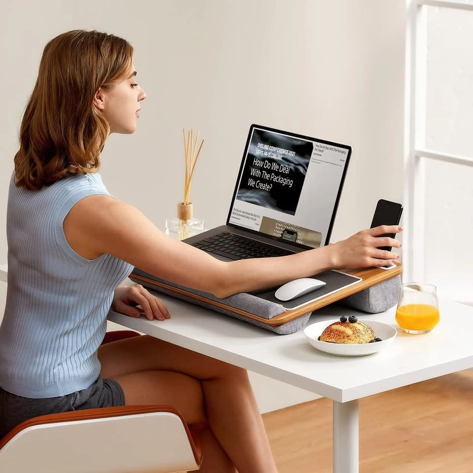 Laptop Lap Desk w/ Mouse Pad & Cellphone Slot - photo 4