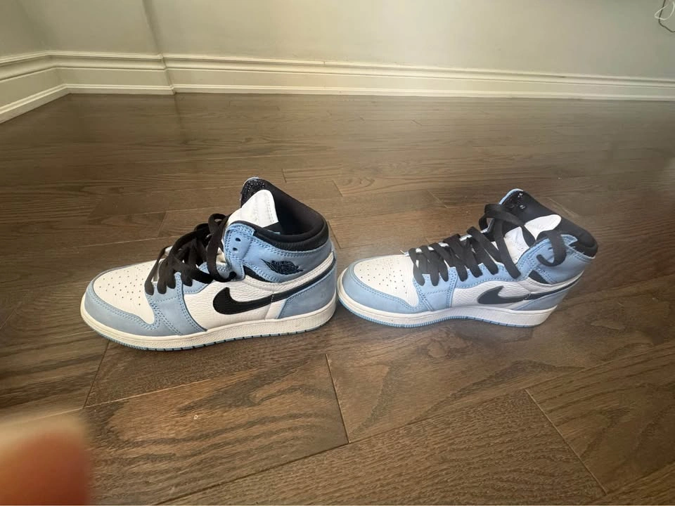 Air Jordan 1 High OG University Blue & Washed Black 6.5Y - photo 3