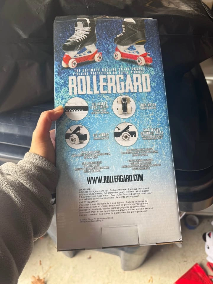 Roller hockey attachments for hockey skates
