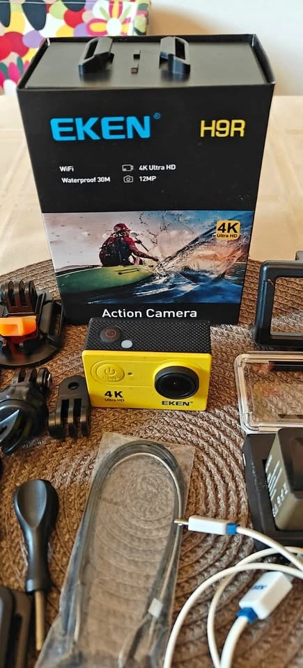 Eken 4K Ultra HD Waterproof Action camera bundle