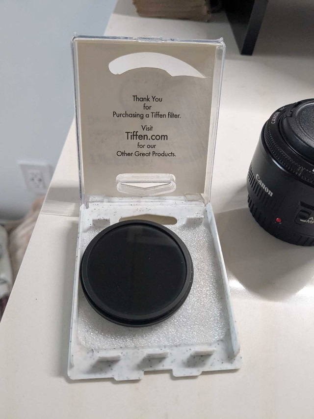 Canon 50mm lens with filter - photo 4