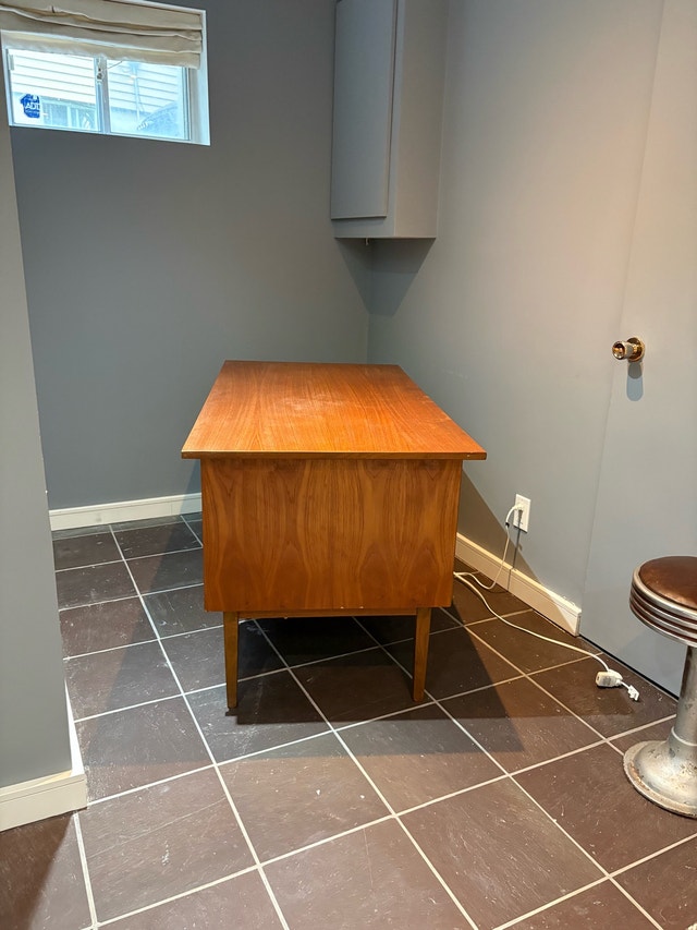 Mid Century Teak Desk - photo 2