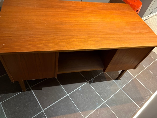 Mid Century Teak Desk - photo 4
