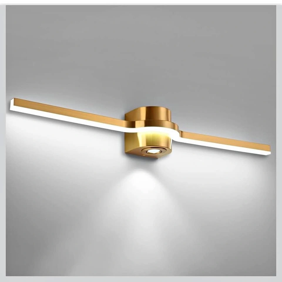 SOLFART 32” Modern LED Bathroom Vanity Light – Brushed Bronze
