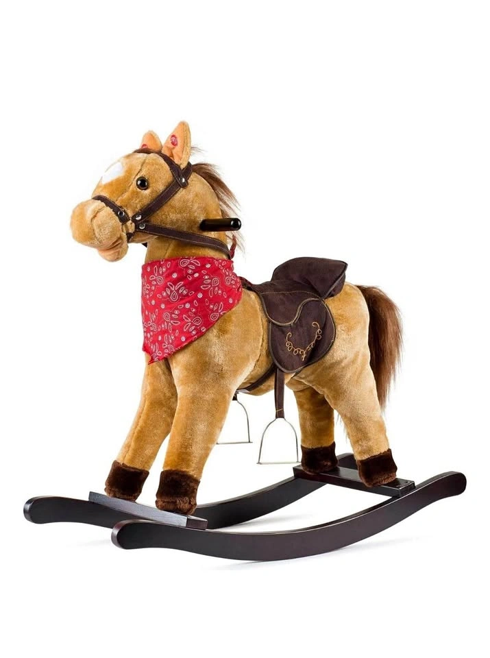 Rocking Horse – Tan Brown- New
