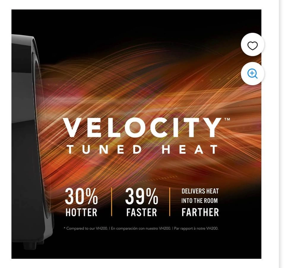 Vornado Velocity 3R Space Heater – Powerful Whole Room Heat - photo 5