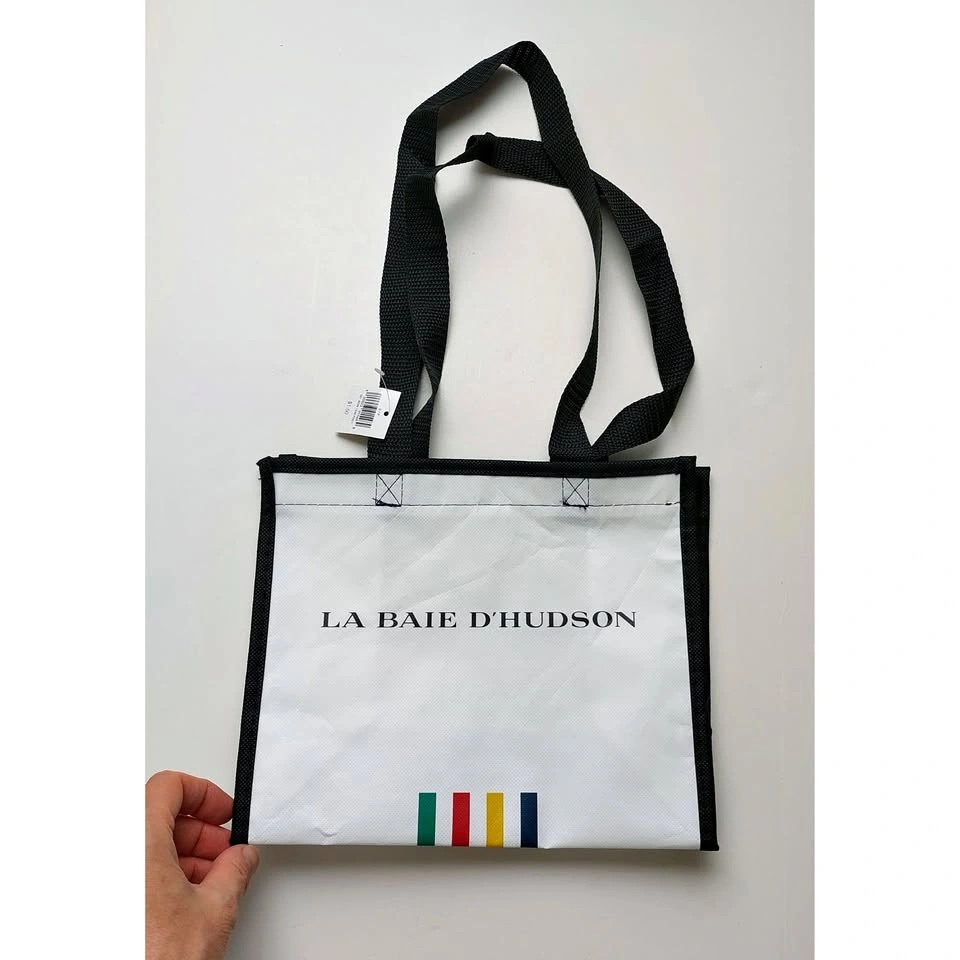 HBC The Bay Reusable Mini Tote with Signature Stripes