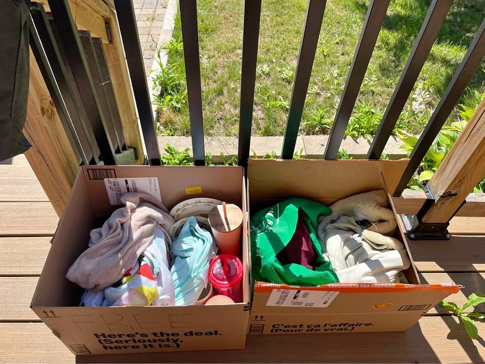 Free Items in front of garage