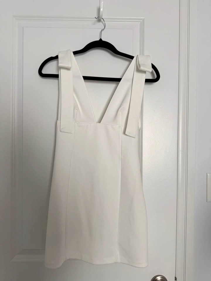 BRAND NEW Never Worn Zara White Mini Dress – XS - photo 2