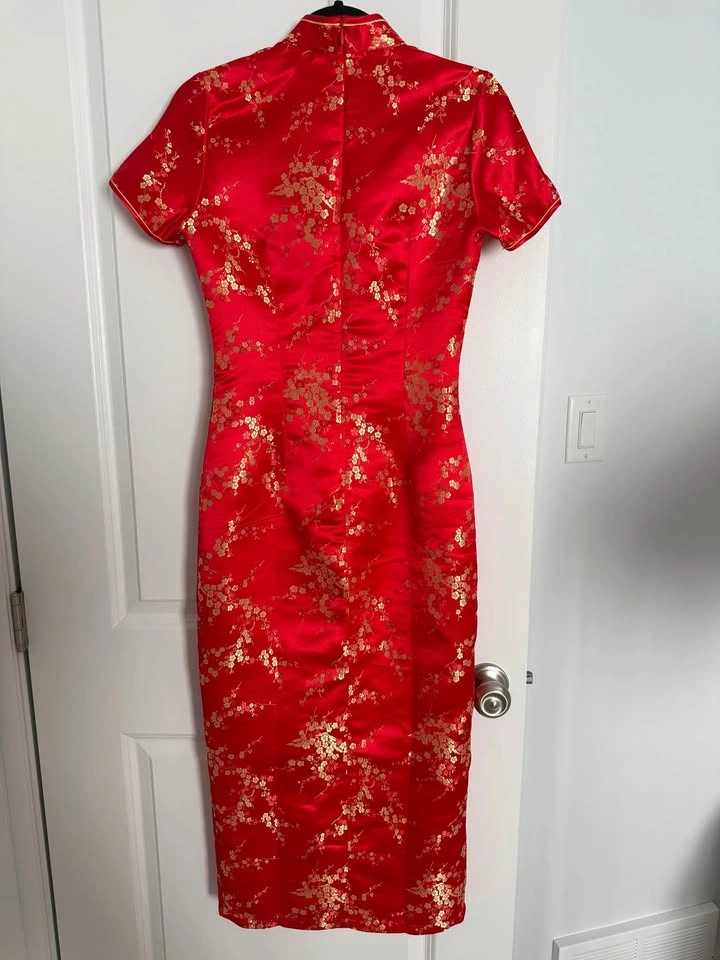 Red Cheongsam / Qipao Dress – XS/S - photo 2
