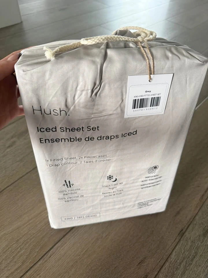 HUSH Iced Cooling Bamboo Sheet Set - KING SIZED - photo 3