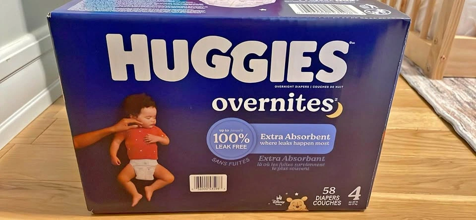 Huggies Overnight Diapers - Size 4