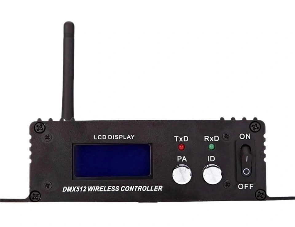 DMX 512 Wireless Controller Transmitter and 2 Receivers