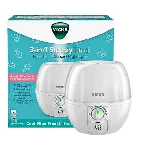 Vicks 3-in-1 Sleepy Time Humidifier & Diffuser