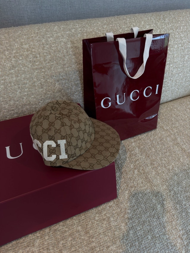 Authentic Gucci GG Canvas Baseball Hat – Medium