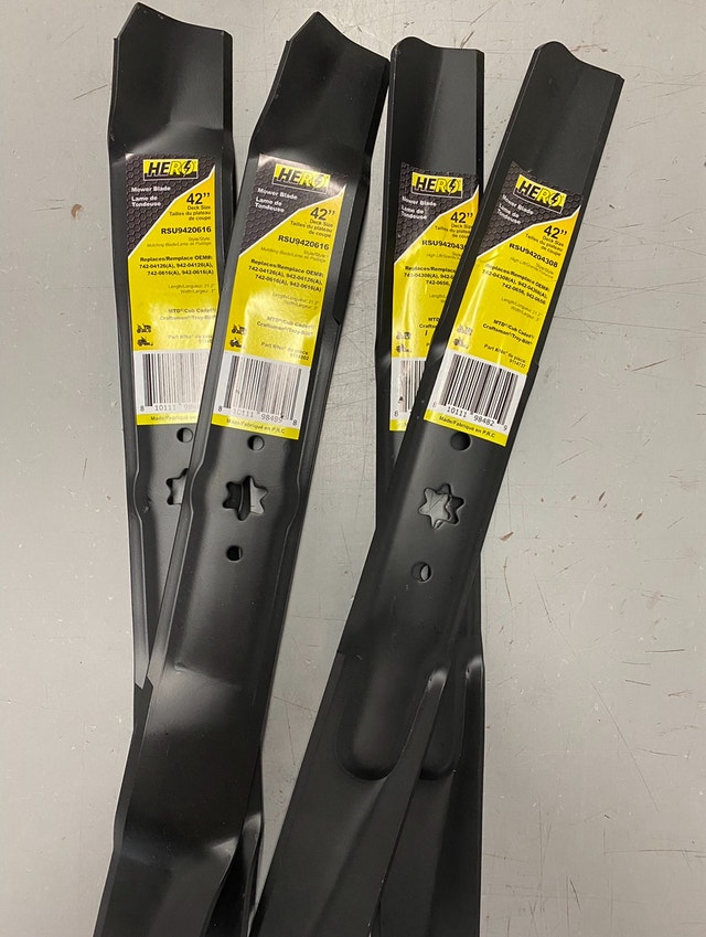 42” Riding Tractor Mower Blades