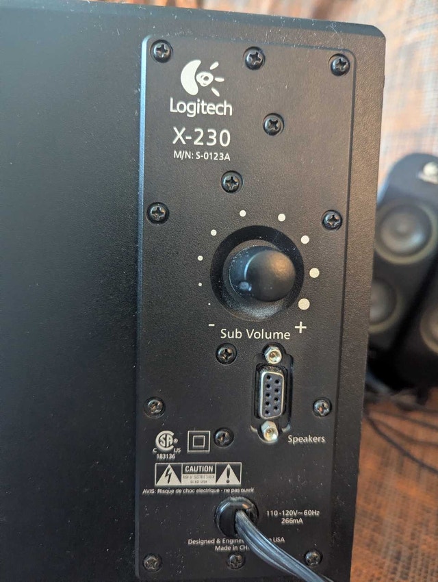 Logitech X-230 Speakers - photo 2