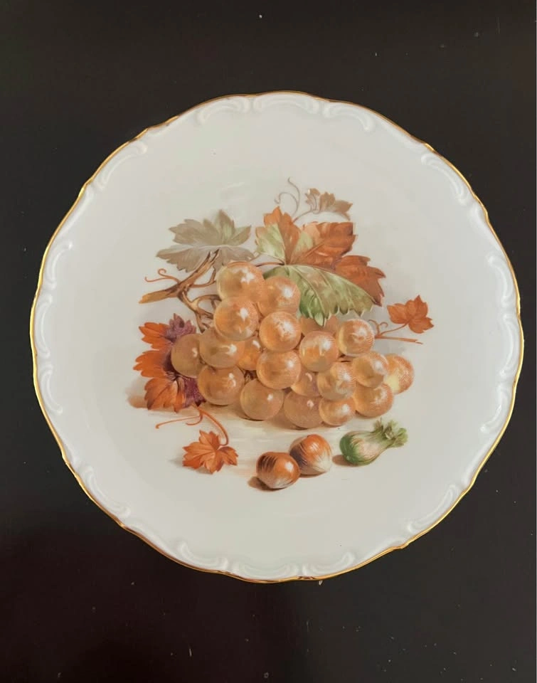 Set of 6 Bavaria Schumann Arzberg Plates Fruit Motifs - photo 4