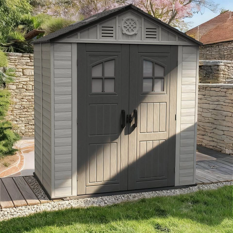 Brand new 7 Ft. x 5 Ft. HDPE Outdoor Storage Shed IN BOX