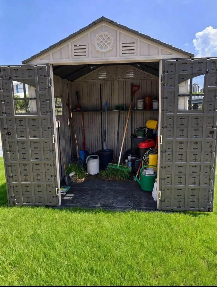 Brand new 7 Ft. x 5 Ft. HDPE Outdoor Storage Shed IN BOX - photo 4