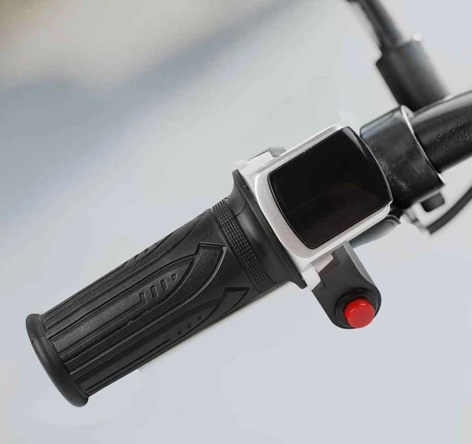 36V Electric Bike Throttle Grip with LED Voltage Display - photo 3