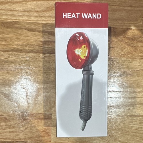 Corded Heat Setting Massage Wand Full Body, Silver/Red, Model IL