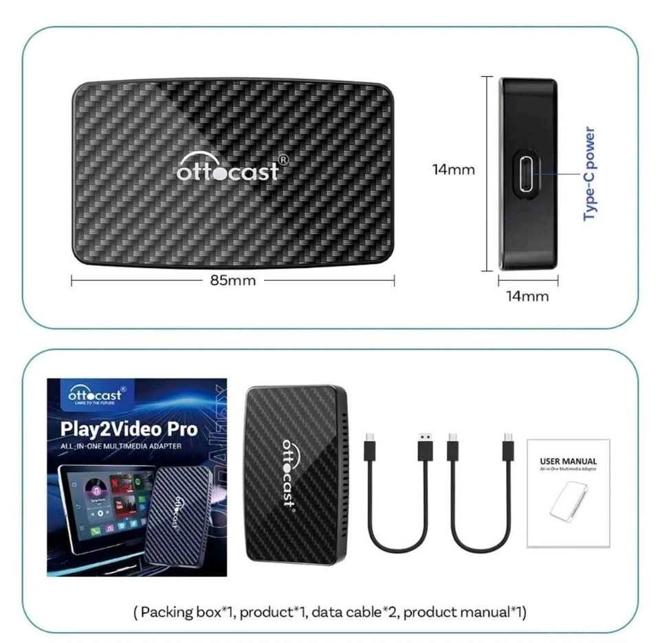 OTTOCAST PLAY2VIDEO PRO ALL IN ONE MULTIMEDIA ADAPTER - photo 3