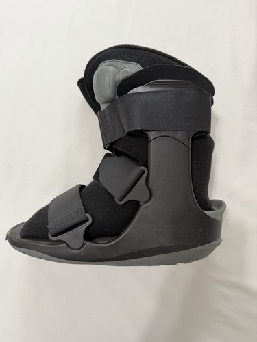 Adjustable Walking Boot Ankle-Foot Immobilizer Brace L Black/Gra - photo 2