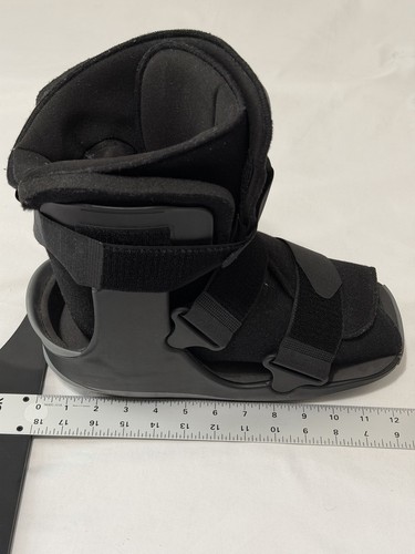 Adjustable Walking Boot Ankle-Foot Immobilizer Brace L Black/Gra - photo 5