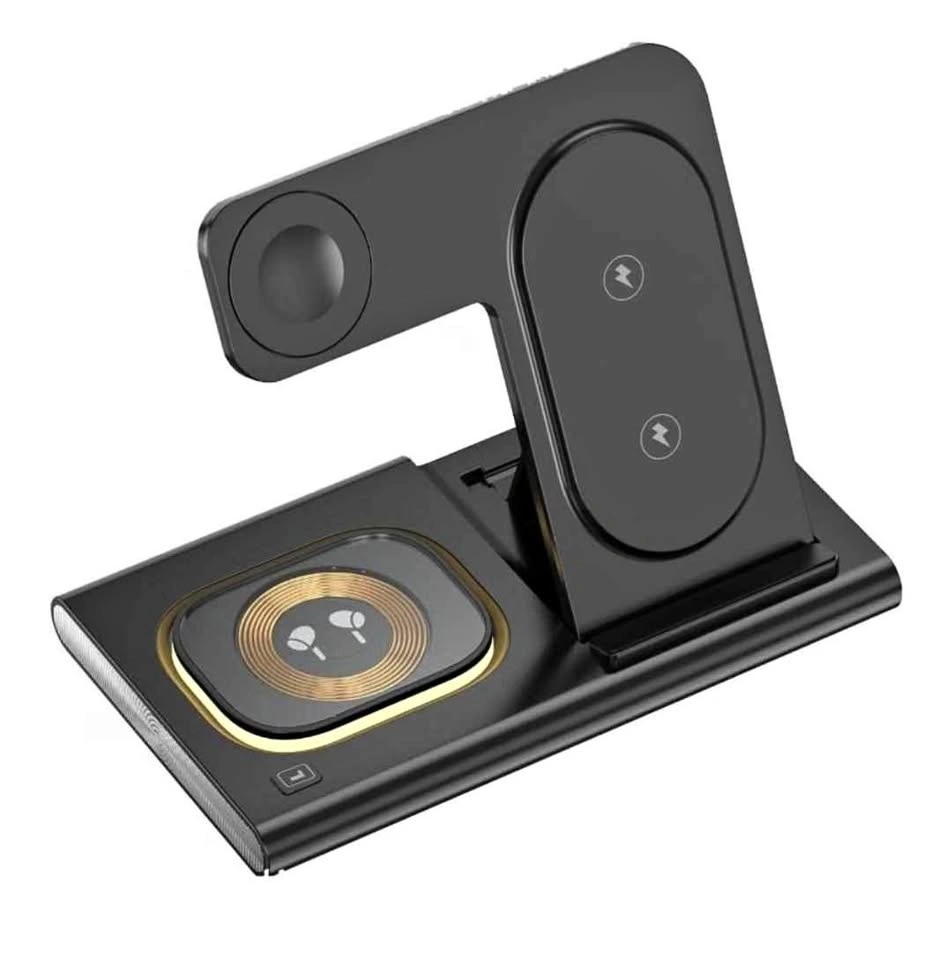 3-in-1 Fast Charging Station for Phone, Watch, and Earbuds