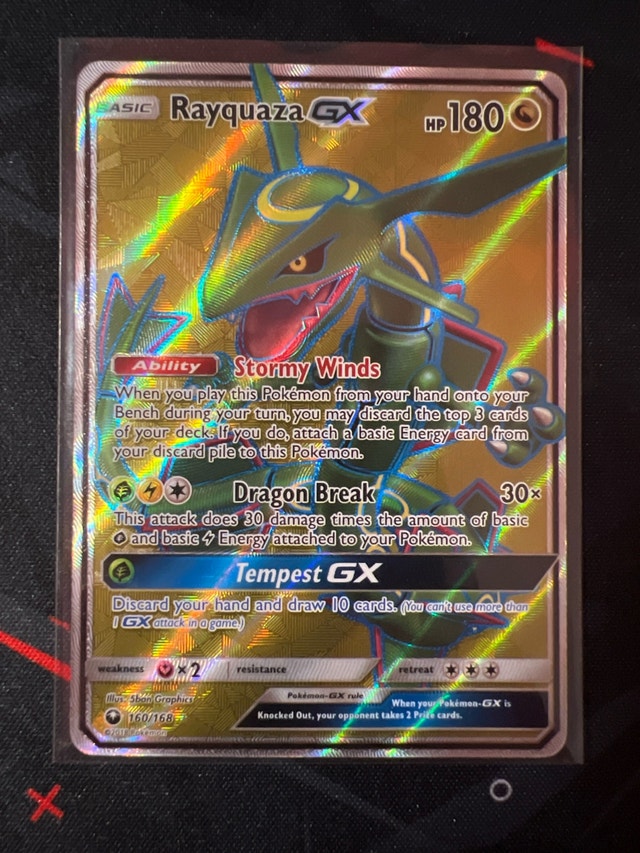 Rayquaza GX 160/168 Full Art Sun and Moon