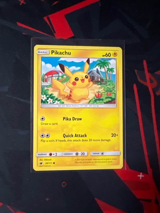 6 Pikachu Basic Pokemon - photo 5