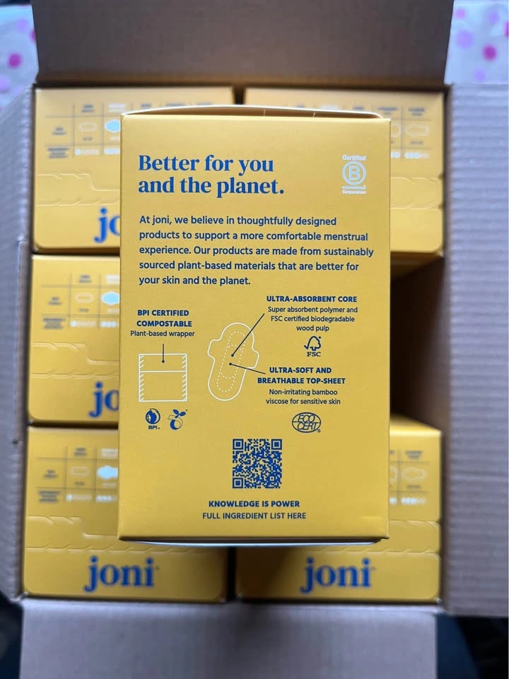 Joni menstrual pads, case of 12 boxes - photo 4