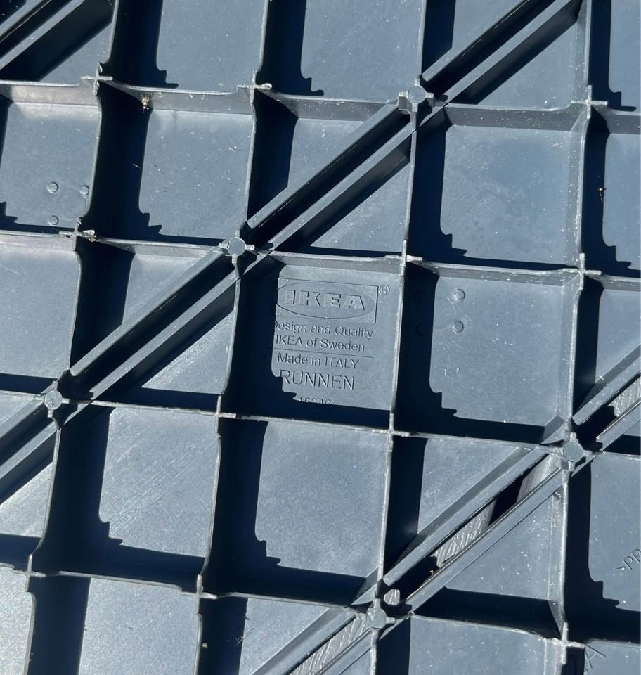 (can deliver) IKEA RUNNEN Dark Grey Deck Tiles - photo 2