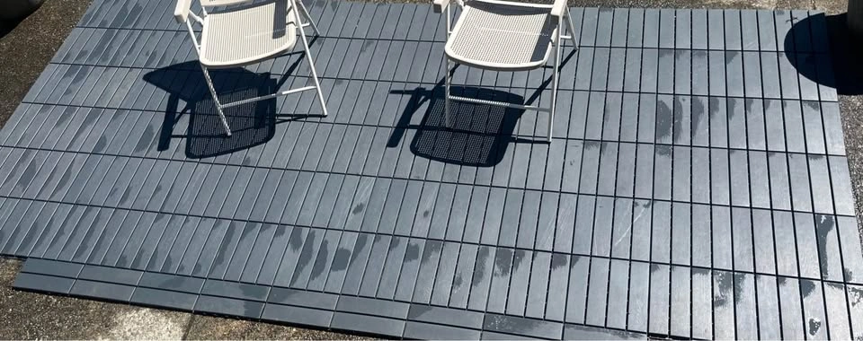 (can deliver) IKEA RUNNEN Dark Grey Deck Tiles - photo 4