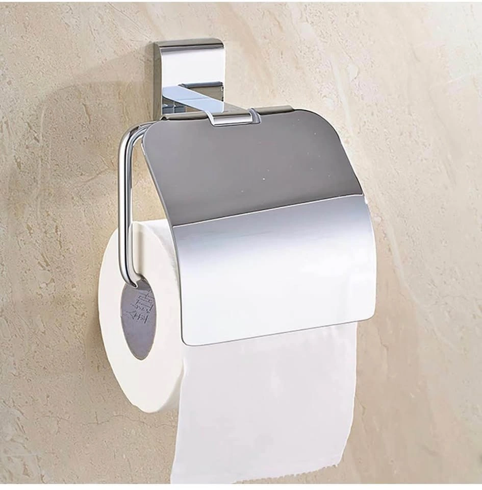 New SUS 304 Stainless Steel Toilet Paper Holder with Cover