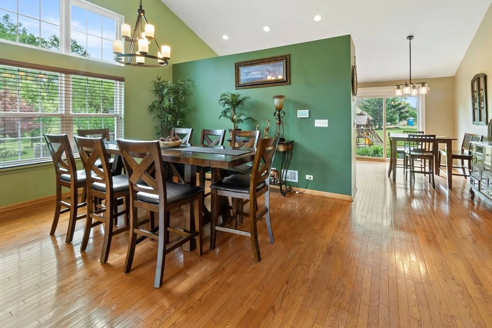 Counter-Height Dining Table with 8 Chairs — Seats 8