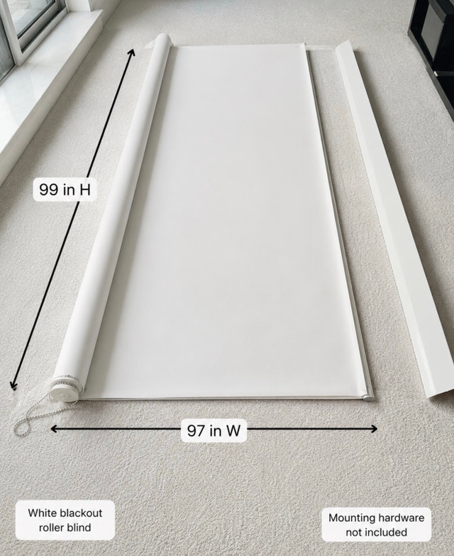 Large Roller Blinds / Solar Shades – 3 Pieces - photo 4
