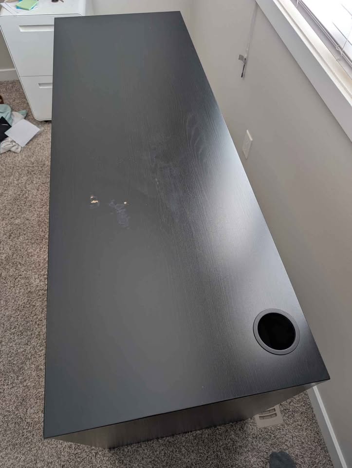 Black ikea desk - photo 5