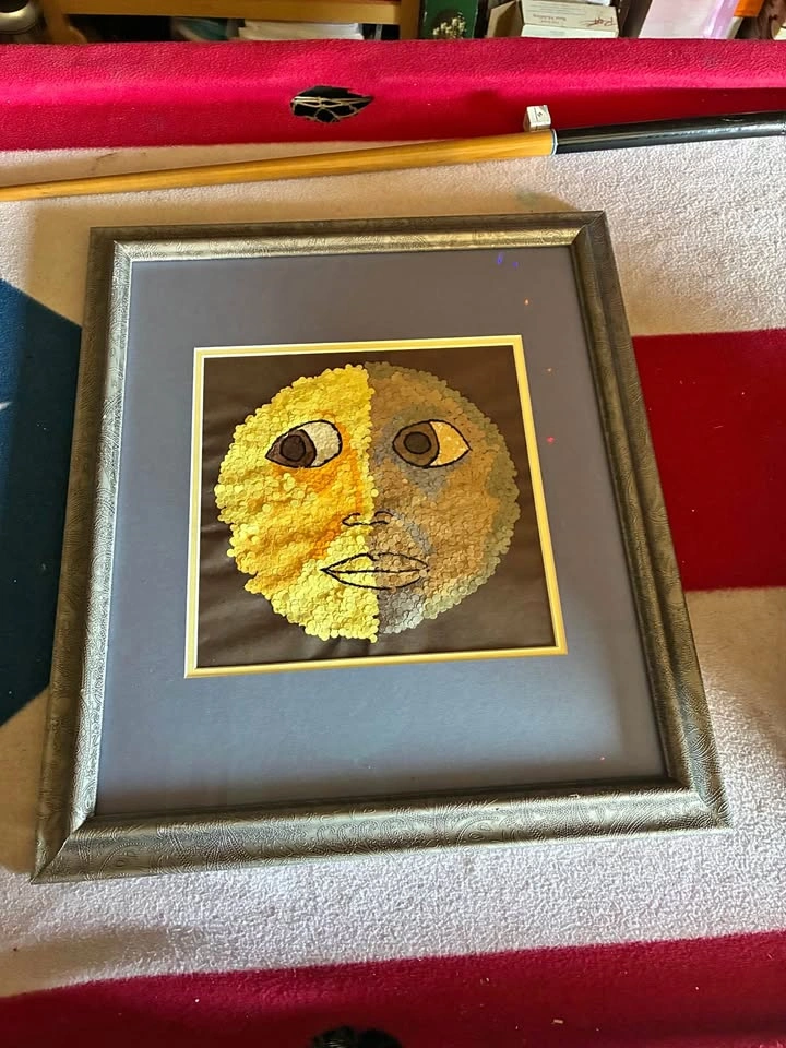 Framed hanging print