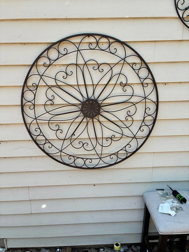 Bronze Deco 79 Metal Scroll Wall Decor
