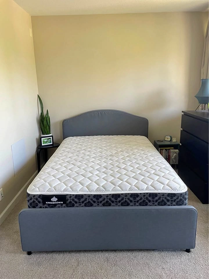 Kingsdown Mattress and Upholstered Bed Frame