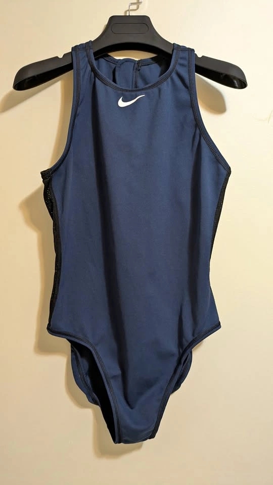 Nike High-Neck Water Polo Swimsuit Size 34