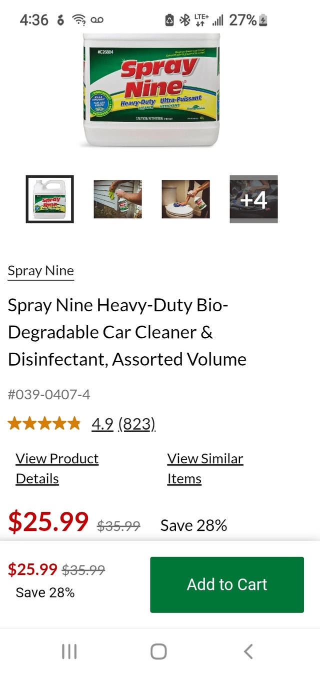 Spray Nine Cleaner