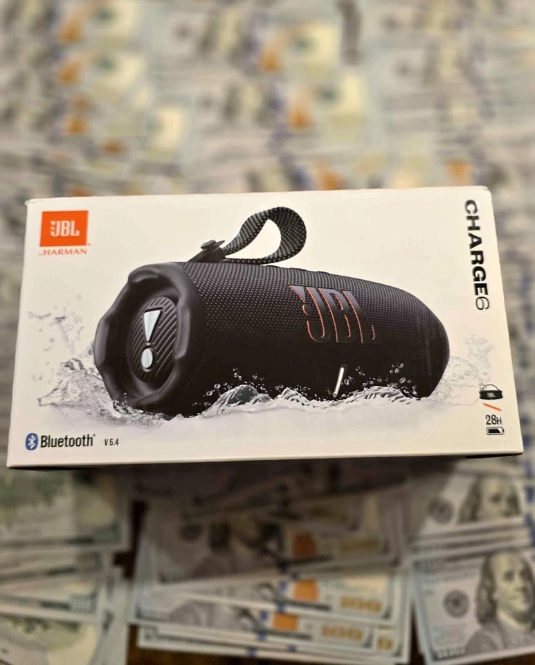 New unopened bluetooth speaker JBL Charge 6 . Black